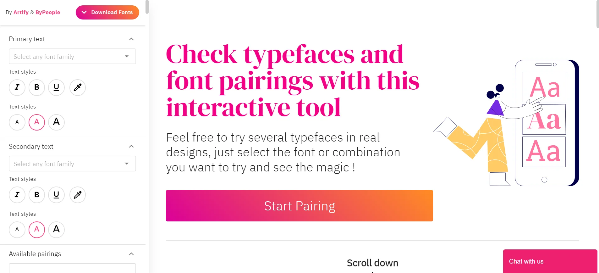 Image of Font Pairings