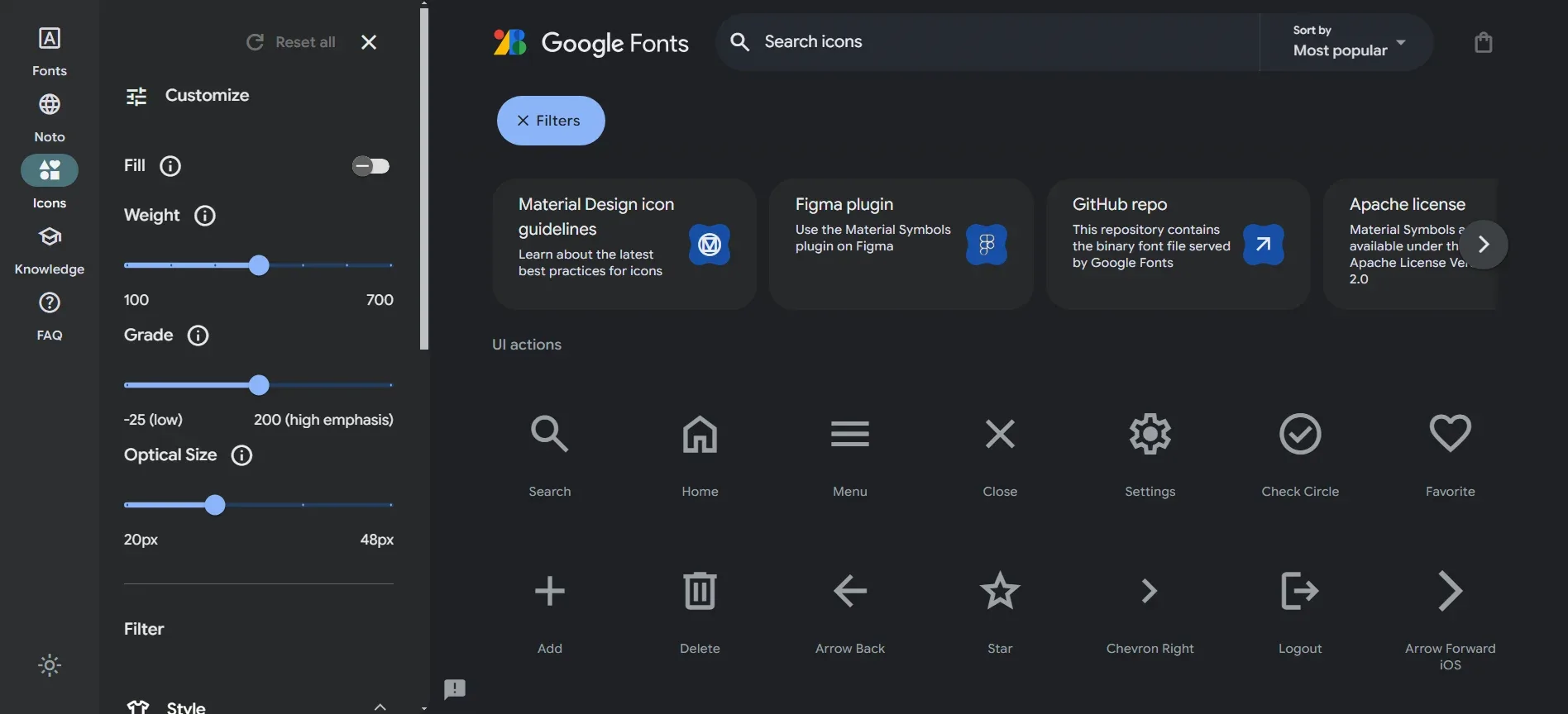 Image of Google Icons