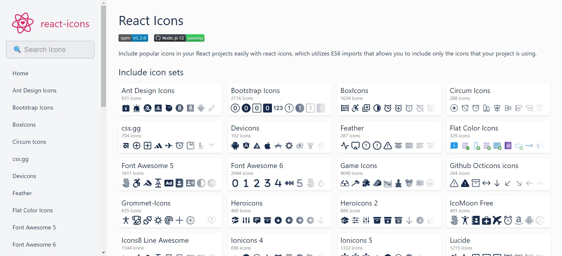 Image of React Icons